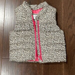 Baby Gap Toddler Leopard Puffler Vest